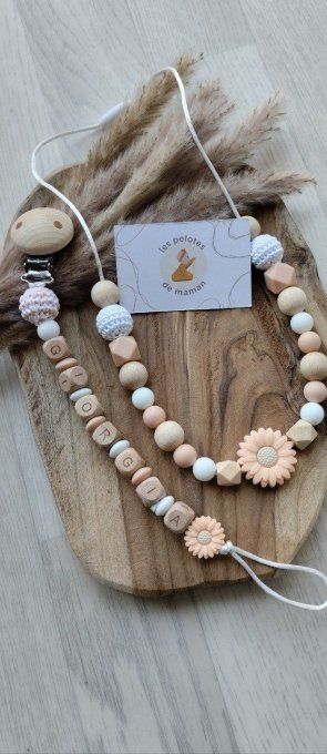 Attache tétine et collier d'allaitement 