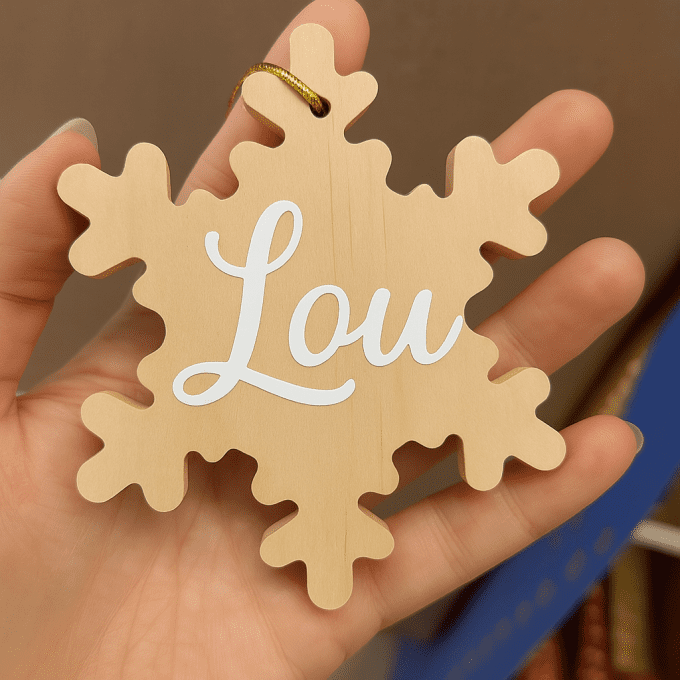 Boule en bois personnalisable 