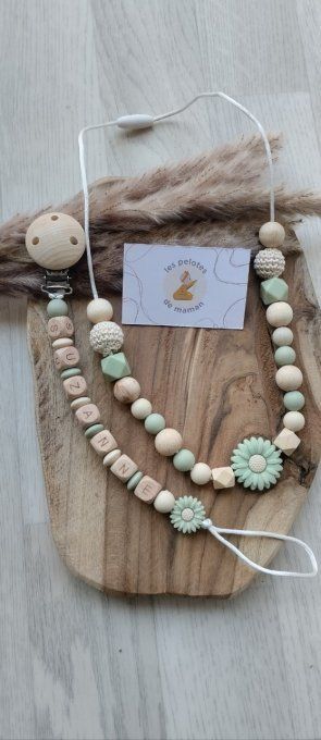 Attache tétine et collier d'allaitement 