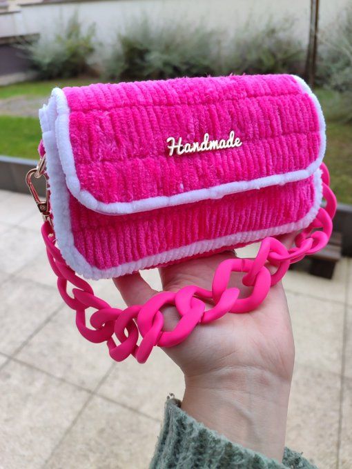 Sac rose tout doux 