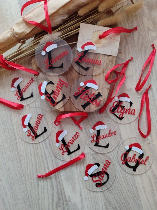 Boule de noël personnalisée 